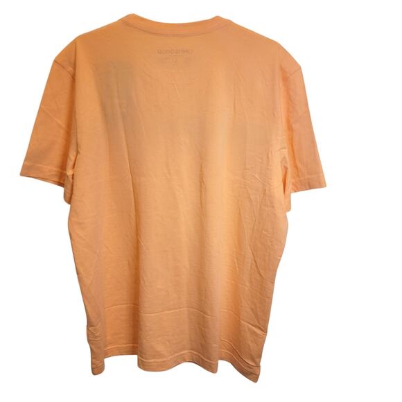 Life is Good Crusher Retro Wave Stripe Tee Shirt Mens Unisex Sz Large Orange - Picture 6 of 9